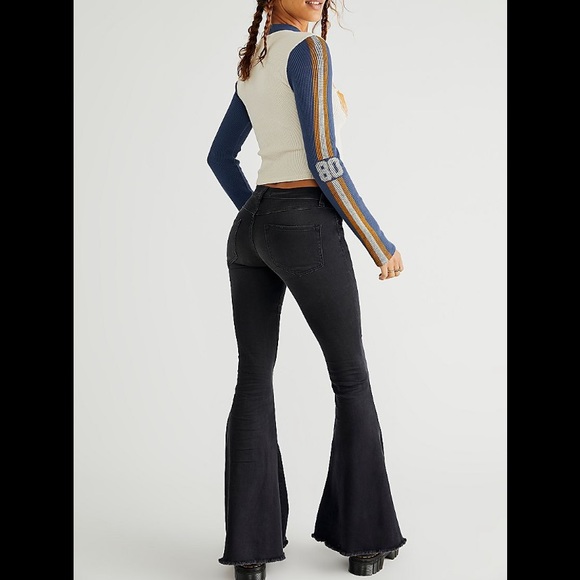 Denim Super Flare Jeans - Picture 3 of 7